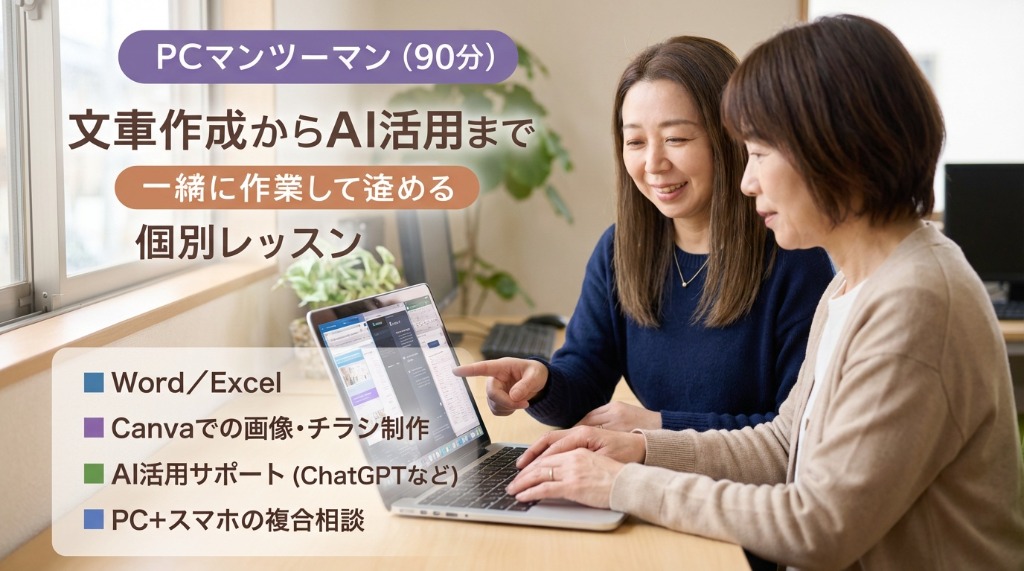 PCマンツーマンレッスン